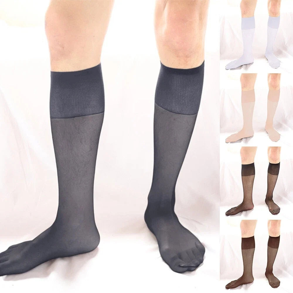 Invisible Traceless Sheer Tube Socks for Men - Business Dress Style