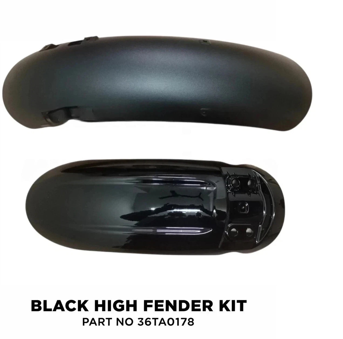 Black High Fender & Flyscreen for Triumph Scrambler 400x (36TA0178, 36TA0148, 36TA0183)