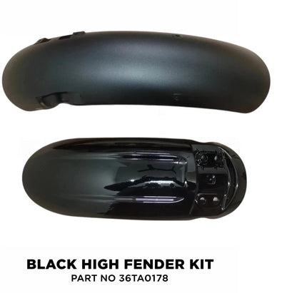 Black High Fender & Flyscreen for Triumph Scrambler 400x (36TA0178, 36TA0148, 36TA0183)