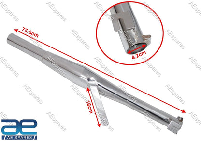 Chrome Exhaust Silencer for Royal Enfield Electra Bullet 350