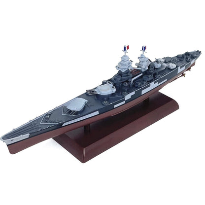 9.8in Alloy French Battleship Richelieu Model Prototype Military Ship