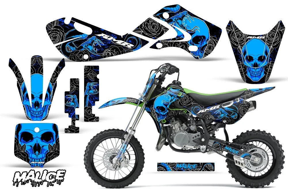 Graphic Stickers +#PLT Decals for Kawasaki KX65 (2002–2018) & KLX110 (2002–2009)