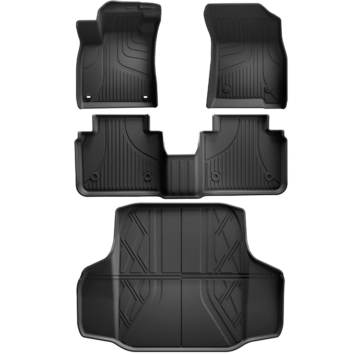 All Weather Floor Mats for Accord (2023–2026) - Black Floor & Cargo Mats
