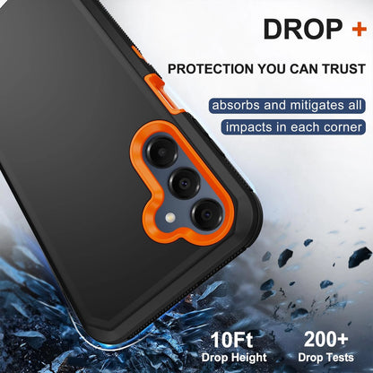 2X RubCase for Samsung Galaxy A16 5G (2023) - Orange with Belt Clip Holster