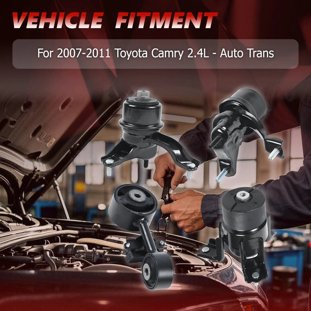 4X Motor Mount for Toyota Camry LE 2007–2011 A4211 4211 MK4211 EM9212 9212