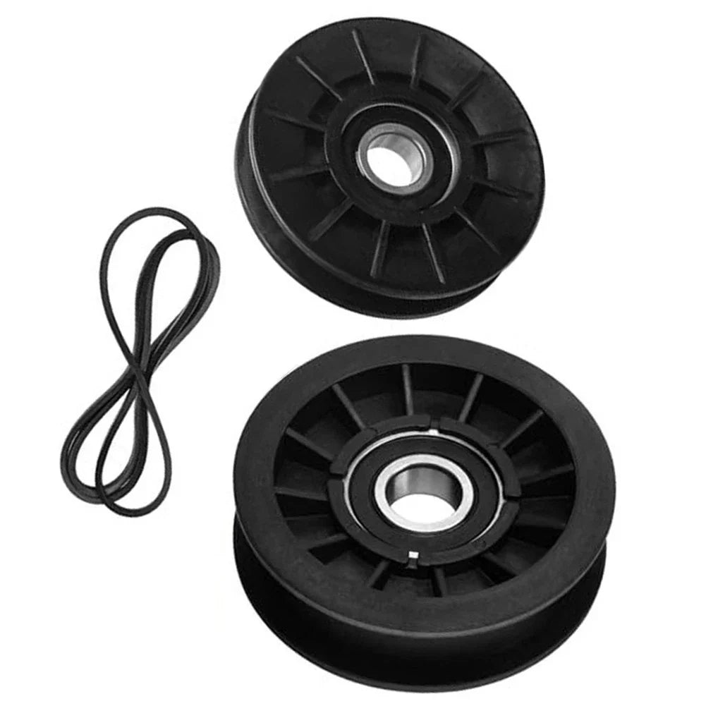 Drive Belt and Idler Pulley Set for Cadet, Craftsman Mowers