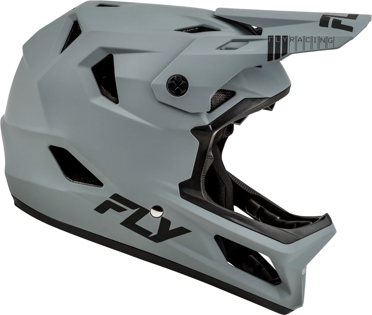 Fly Racing Youth Rayce Helmet for Bicycle (2015–2023) Matte Grey Small