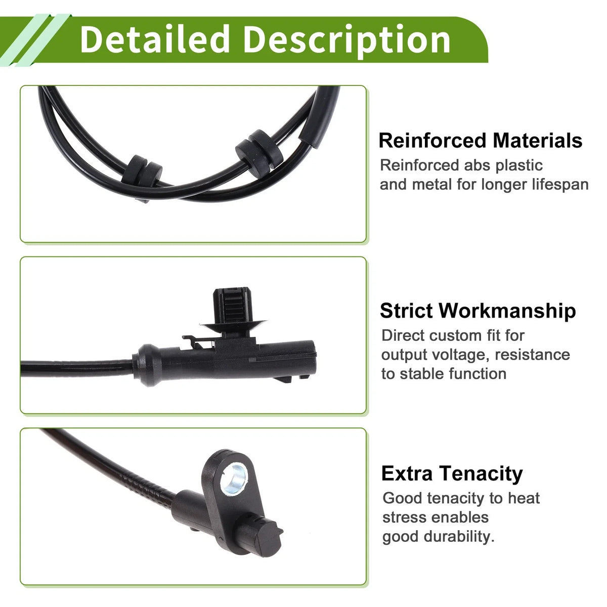 ABS Wheel Speed Sensor for Ford Fiesta (2010–2011) No. 8V5Z2C204A