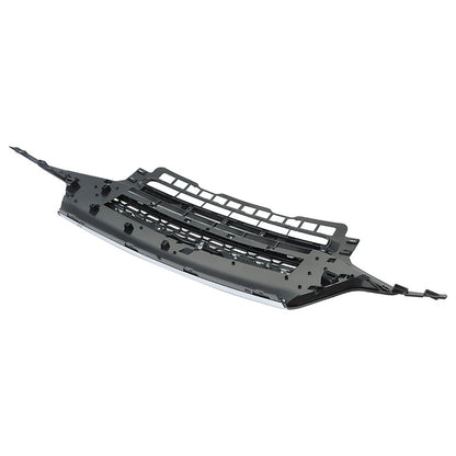 Front Bumper Upper Grille for Ford Explorer (2020–2022) Chrome Black