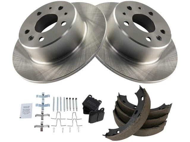 Brake Pad Rotor and Parking Brake Kit for Mercedes 560SEC (1986–1991) 55964RYTQ