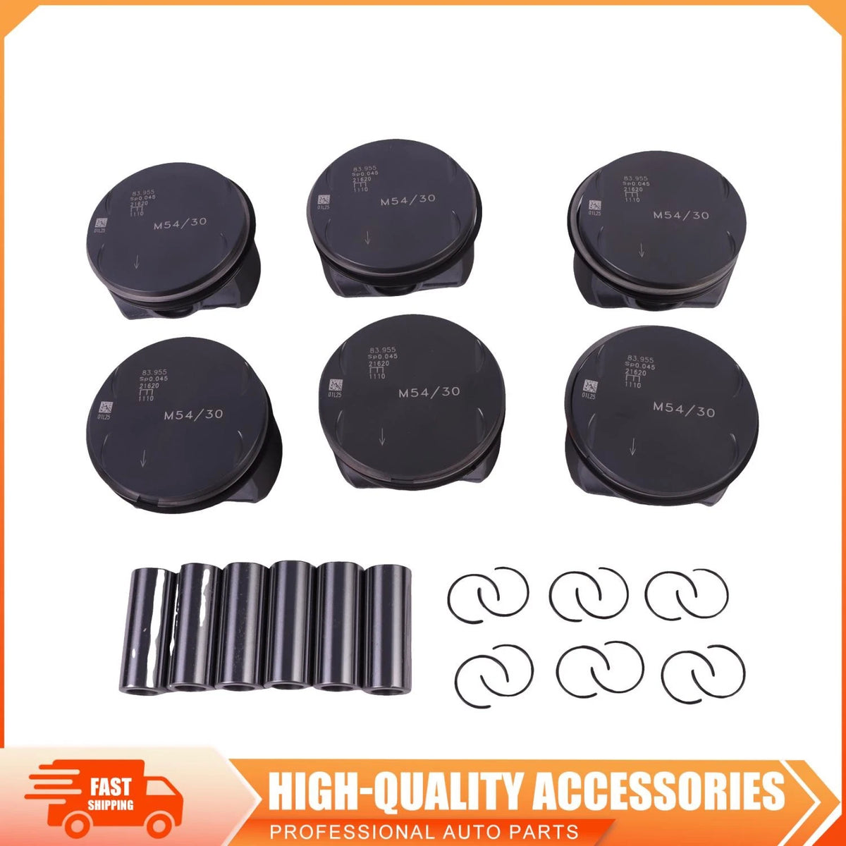 Piston Rings Set +0.5 for BMW 330i 530i X3 X5 (E46 E36 E39) 11257506222