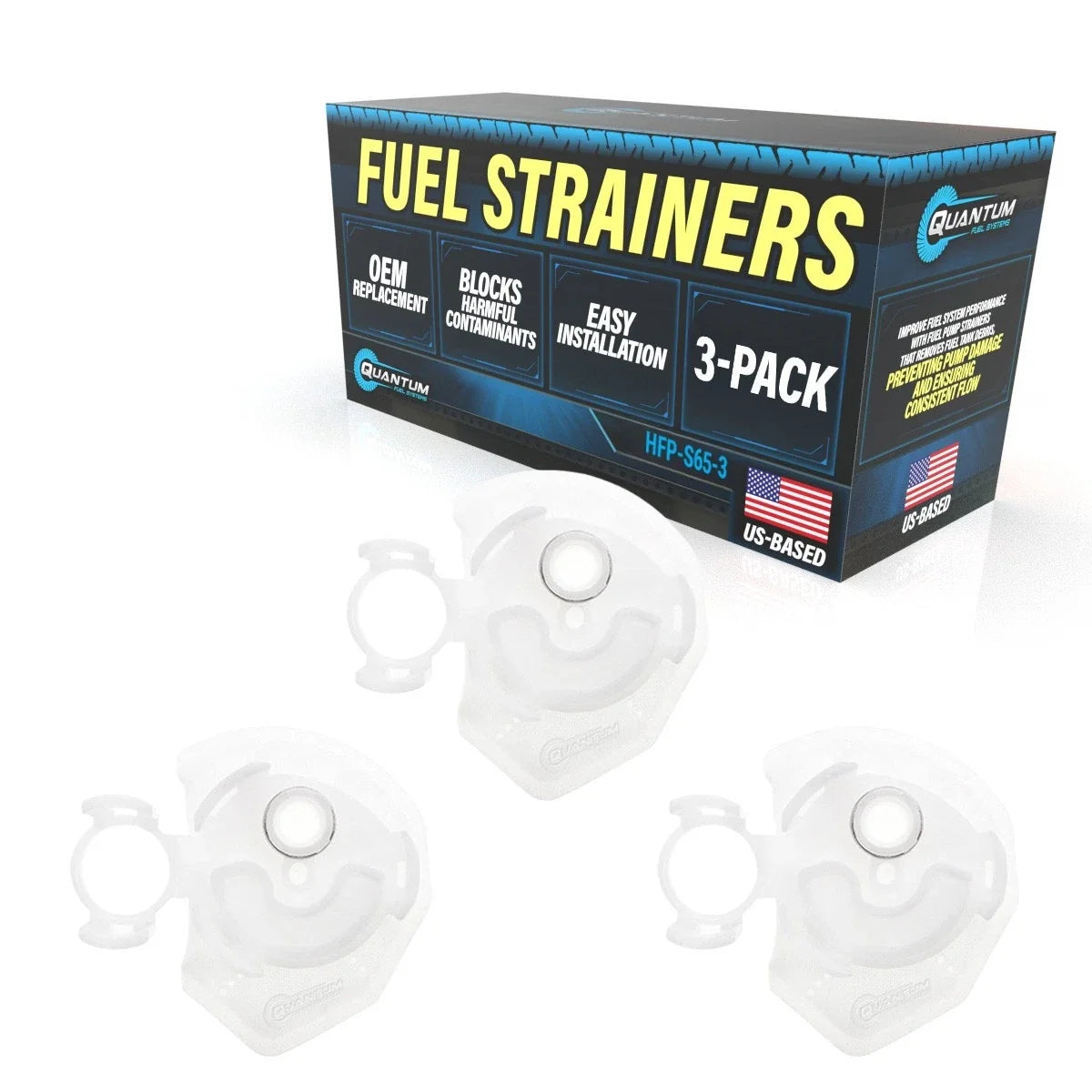 3X Fuel Pump Filter Strainers for Dodge Ford Jeep Lexus Mazda Toyota FS246