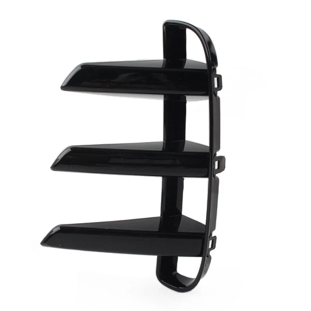 Glossy Black Front Bumper Grille Air Vent Cover for Land Rover Discovery 5 (2021–2022)