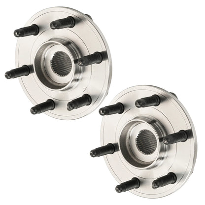 2x Front Wheel Bearing Hubs for Chevy Traverse Enclave GMC Acadia (2018–2019)