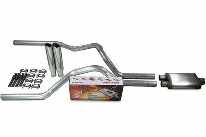 2.5" Dual Exhaust Kit for Ford F-150 (2004–2014) - Cherry Bomb, Clamp On Tips