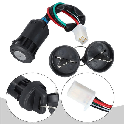 4 Wire Key Ignition Switch for 50cc 70cc 90cc 110cc Quad ATV