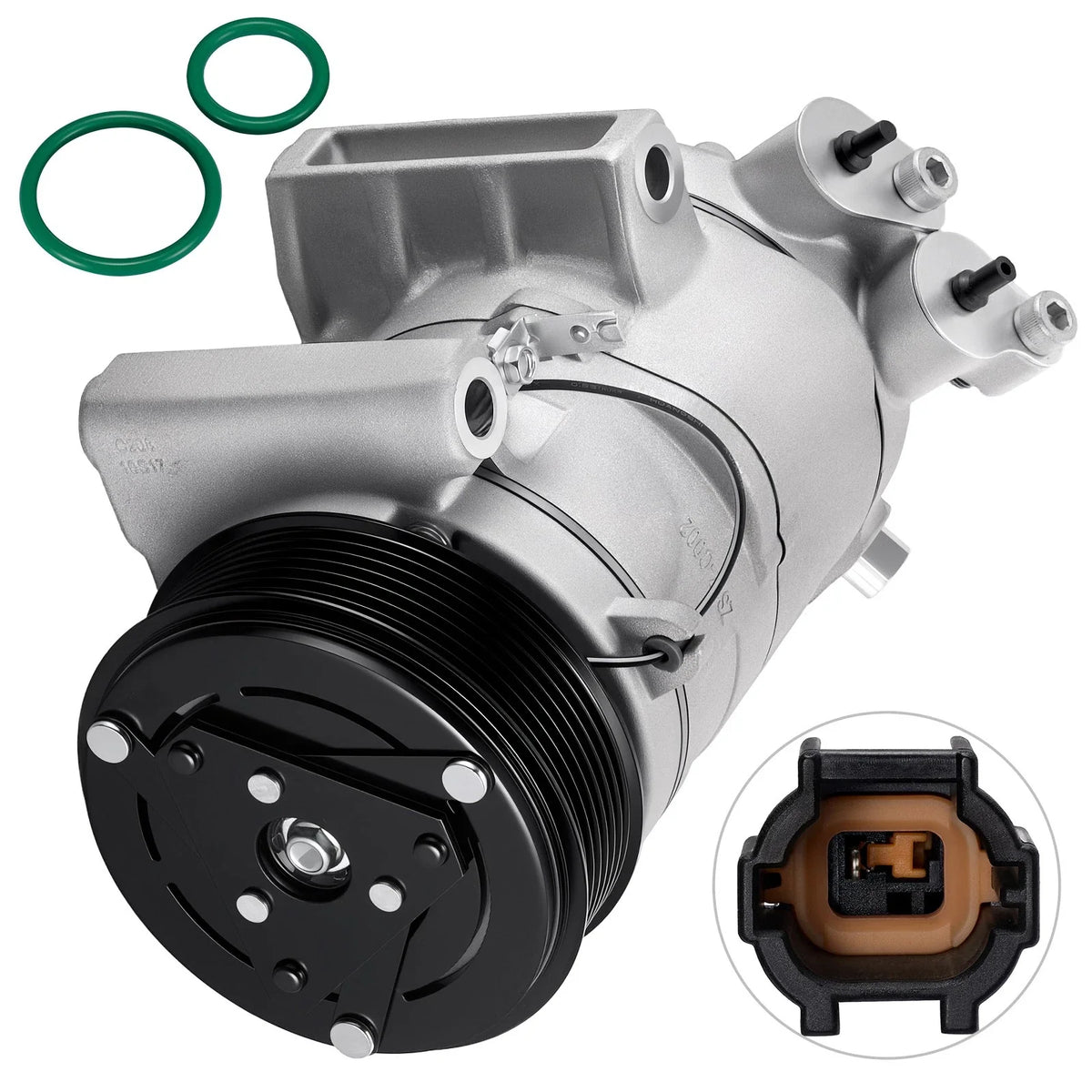 AC Compressor 7 Groove for Infiniti QX56 (2004–2013) 5.6L, Nissan Titan, Armada