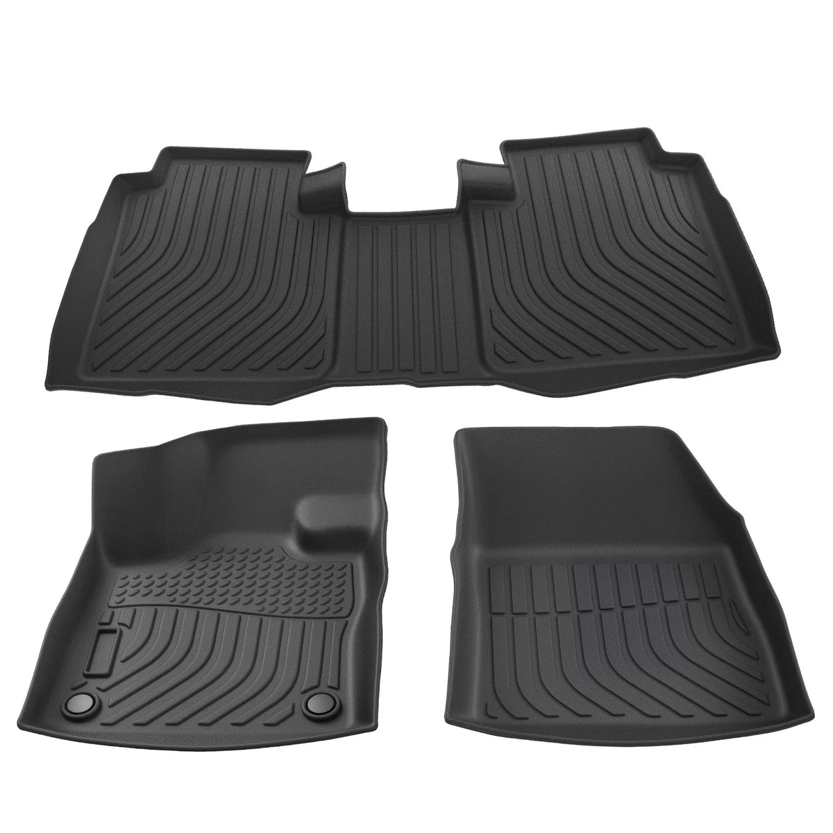 Black TPE Carpet Floor Mats for Lincoln Nautilus (2024–2025)