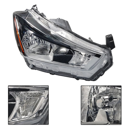 Set of 2 Halogen Headlight Assemblies for Nissan Kicks (2018–2020)