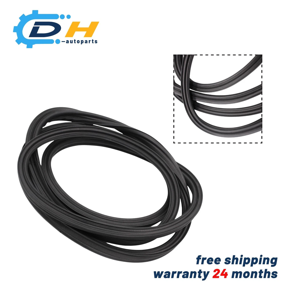 Trunk Lid Weatherstrip Gasket for Honda CR-V (2002–2006) 74440-S9A-003, 74440S9A003