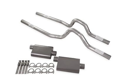 Dual Exhaust Kit 2.5" 2 Chamber for GM C/K 20 3/4 Ton (1981–1987)
