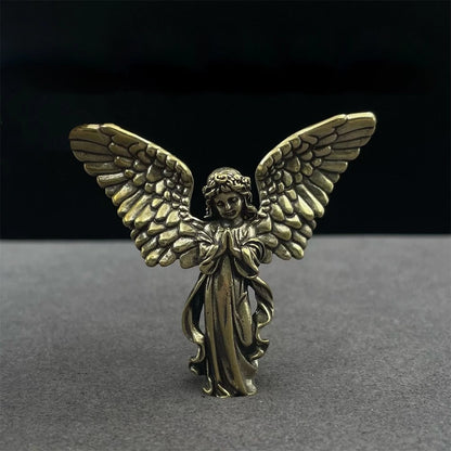 Brass Angel Figurine for Home Decoration (Personalized Cupid Guardian)