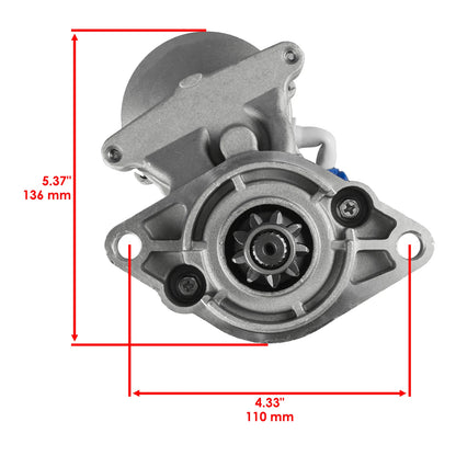 Starter for Kawasaki KAF620 Mule 3010 (2001–2008) 18629AA1003, 211632124, 211636010