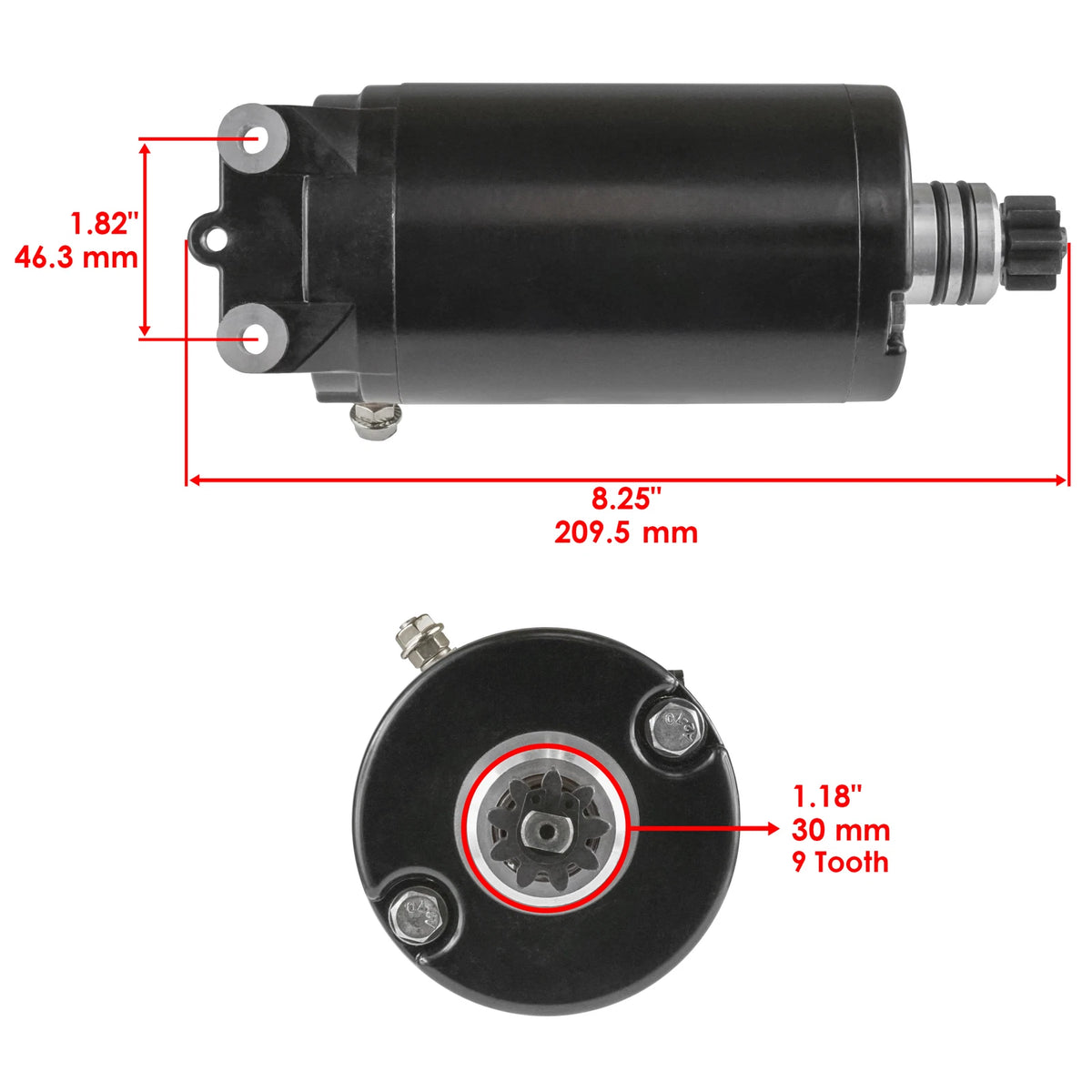 Starter for Sea-Doo 3D DI / GTI / GTI SE (2006–2011) AB194818532AD