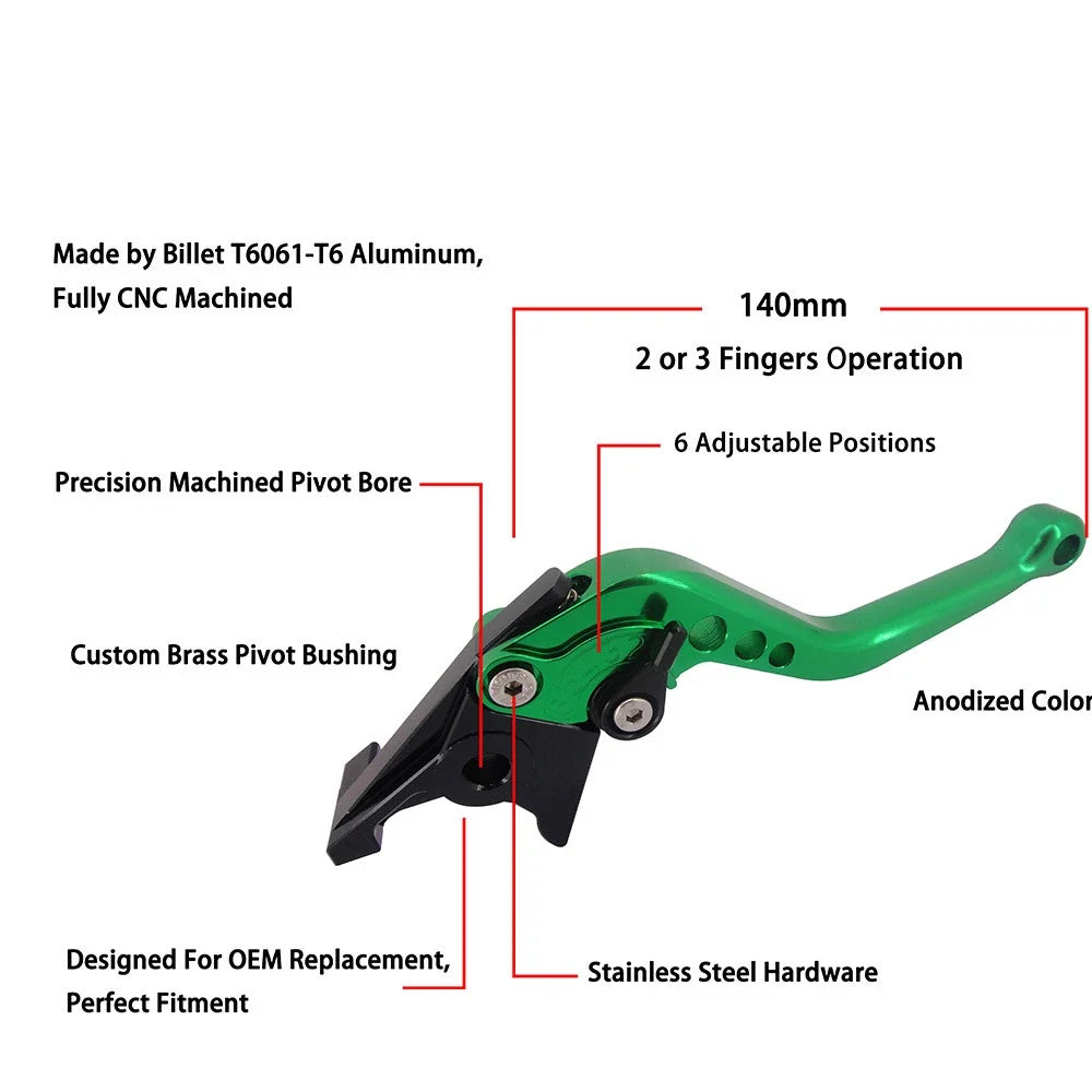 Short Long Brake Clutch Levers for Honda VF750S CBF1000 CB1300ST (1982–2008)