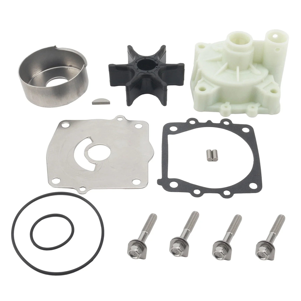 Water Pump Impeller Repair Kit for Yamaha 150 175 200 225 250 HP (61A-W0078-A3)