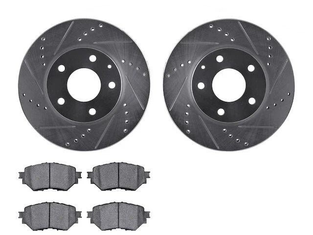 Front Brake Pad and Rotor Kit for Mazda 3 Sport (2014–2018) RV667BR