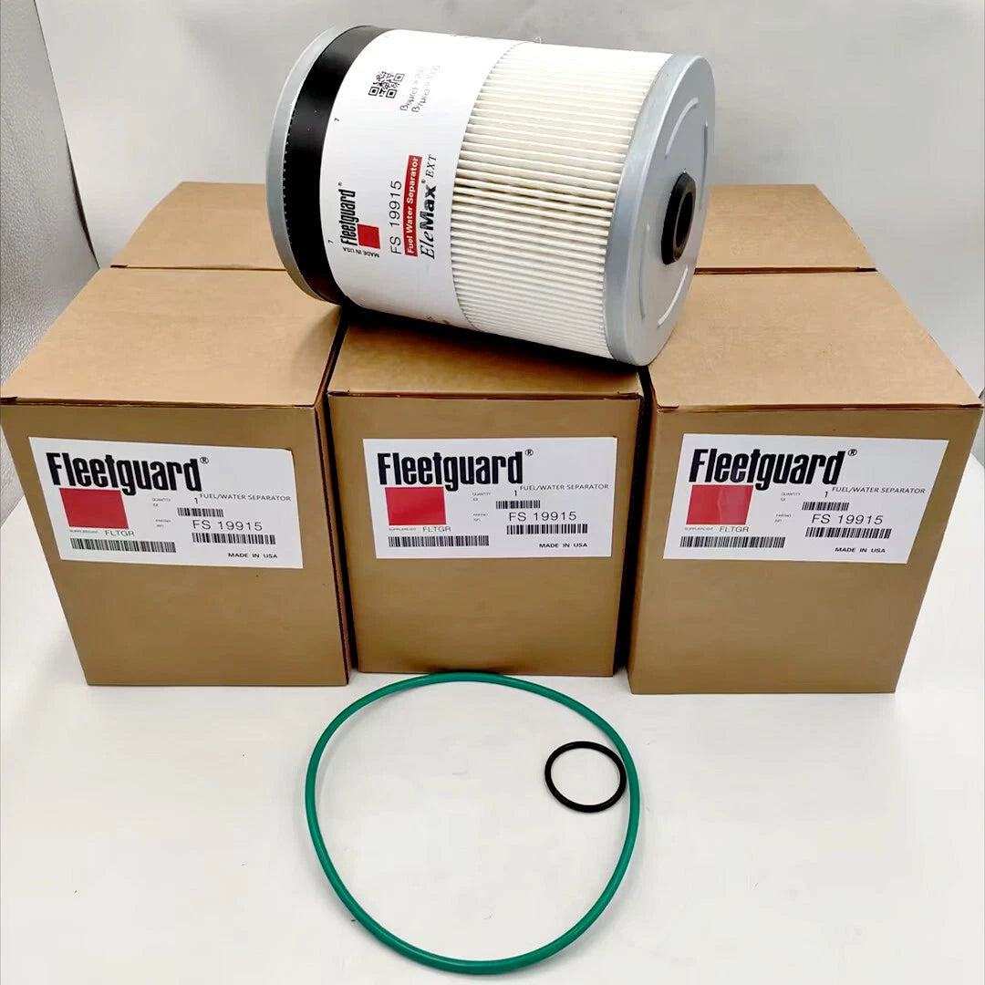 6PCS Fuel Filter with Water Separator for Fleetguard FS19915 (Fits Various)