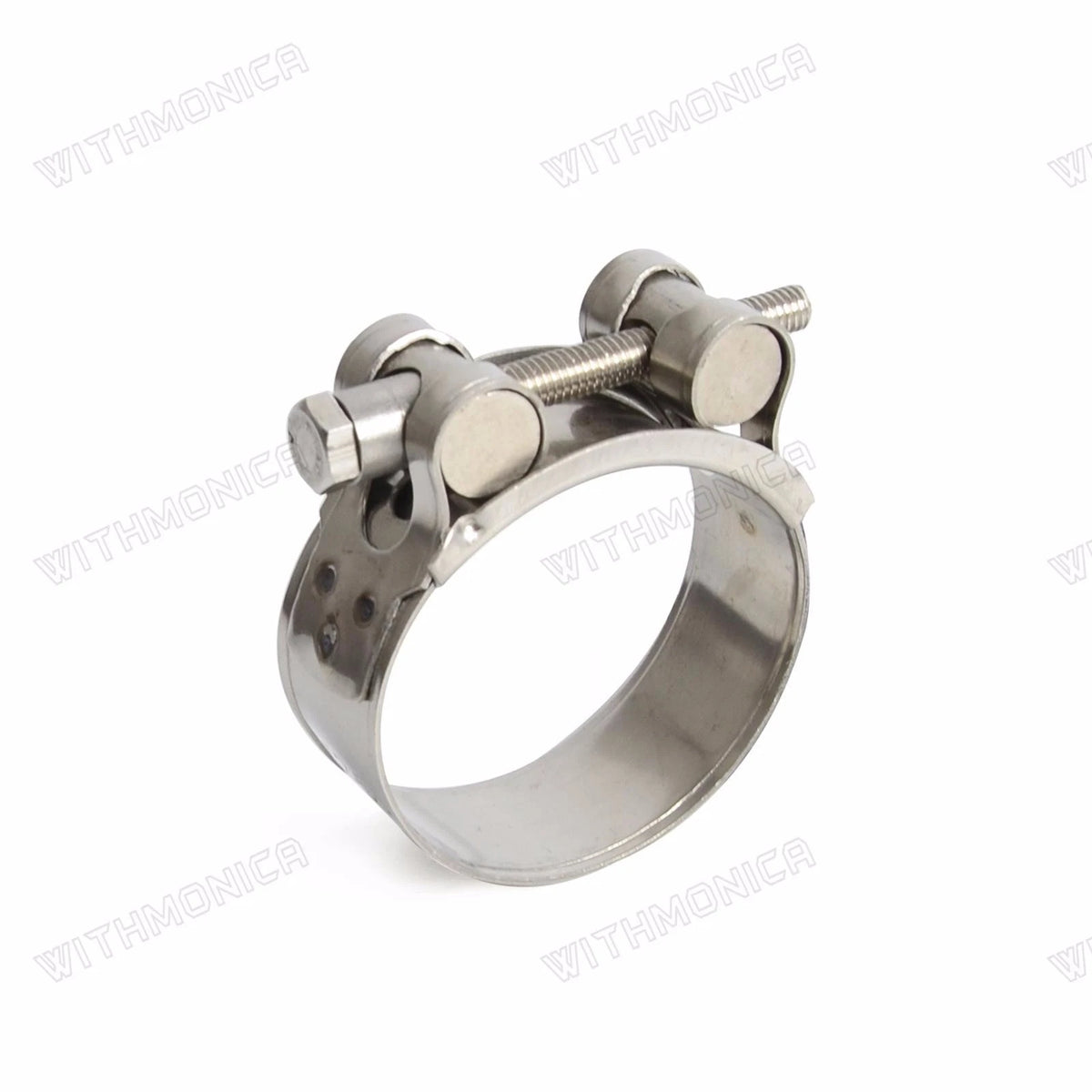 Slip-on Muffler Pipe Silencer Clamps Kit for Universal Motorcycle (55-58mm)