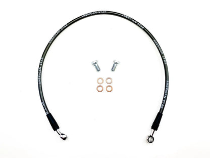 Stainless Steel Rear Brake Lines for Yamaha Raptor 700/700R (2006–2019)
