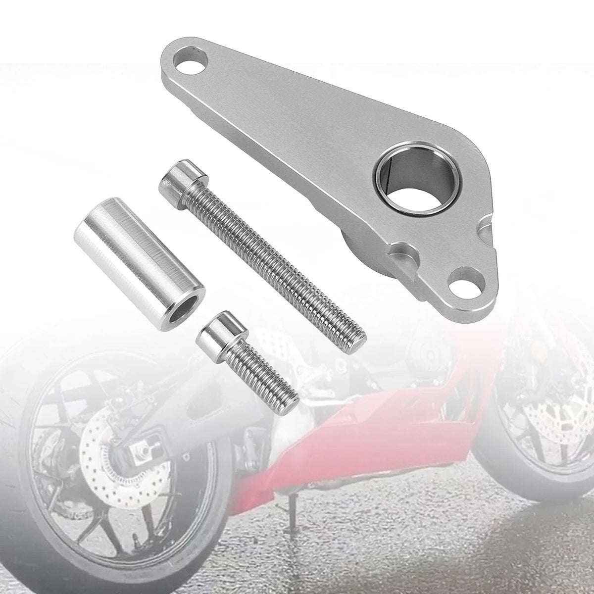 Shift Gear Lever Stabilizer for Honda CBR600RR (2020–2022) - Aluminum Silver