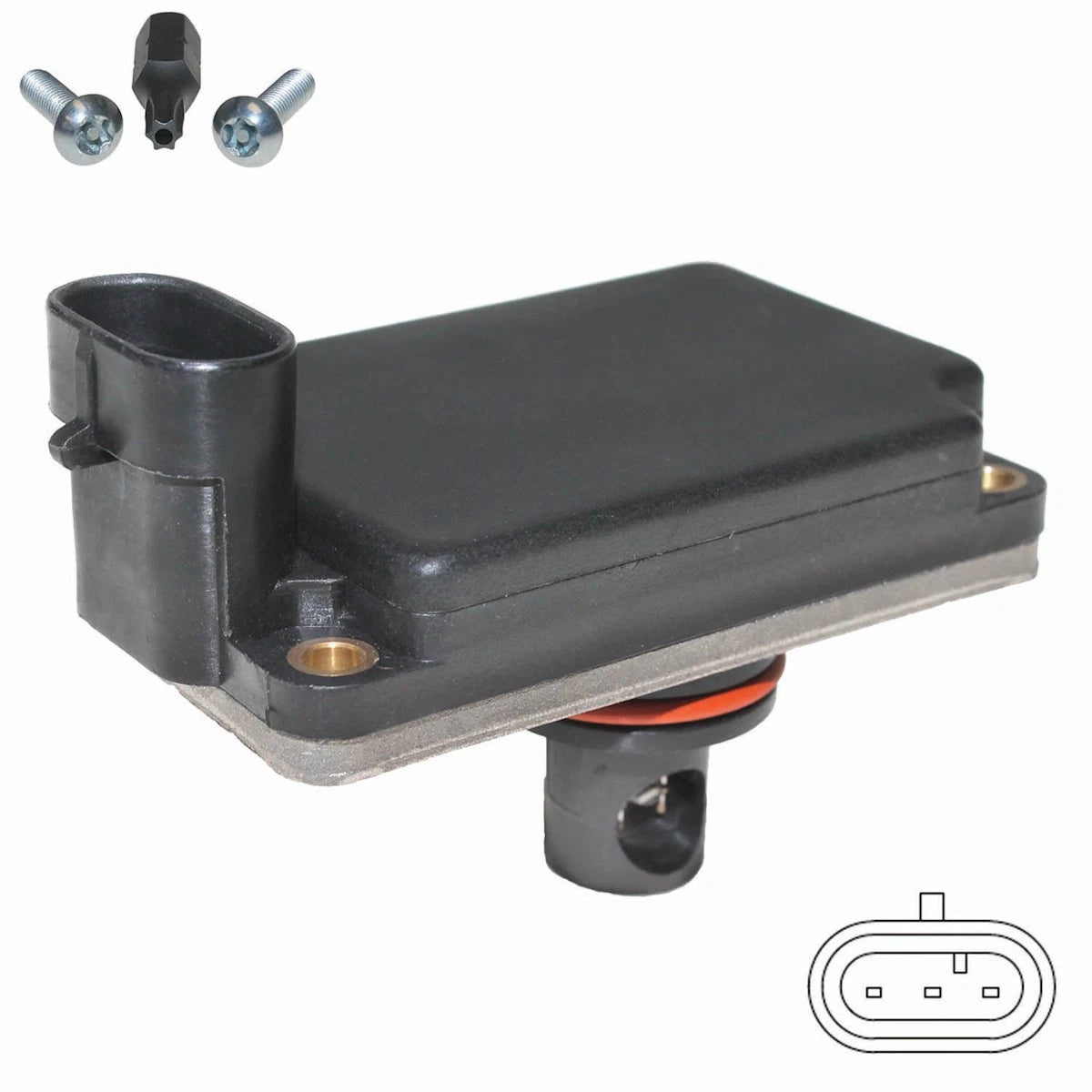 Mass Air Flow Sensor for Olds Chevy Cutlass Le Sabre (1990–1996) 245-1058, AF10123