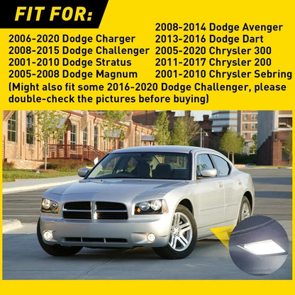 LED Door Courtesy Lights for Dodge Charger Challenger Chrysler (2011–2023)