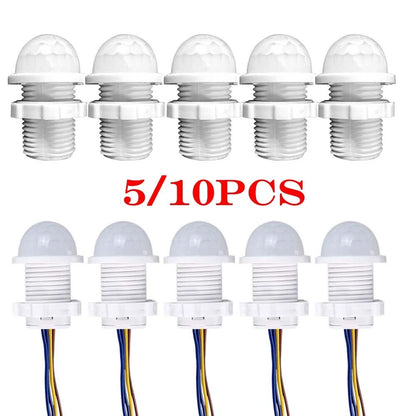 5X PIR Infrared Motion Sensor Detector Smart Switch for Auto Lighting