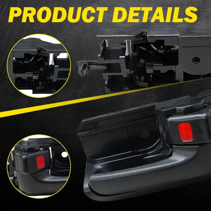 Set of 2 Black Inside Door Handles for Toyota Corolla Matrix (2003–2008)