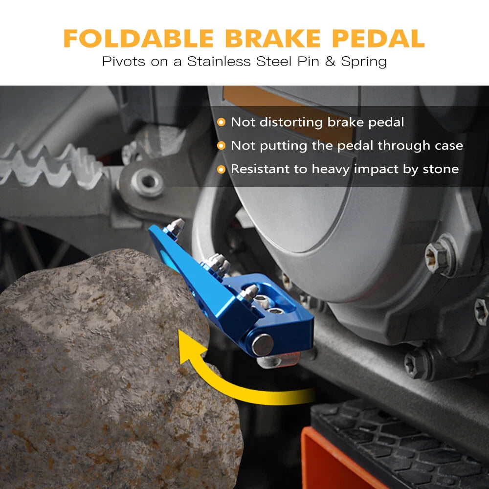 Foldable Brake Pedal Step Plate for Husqvarna TE 125 250 300 FE 250-501 (2014–2016)