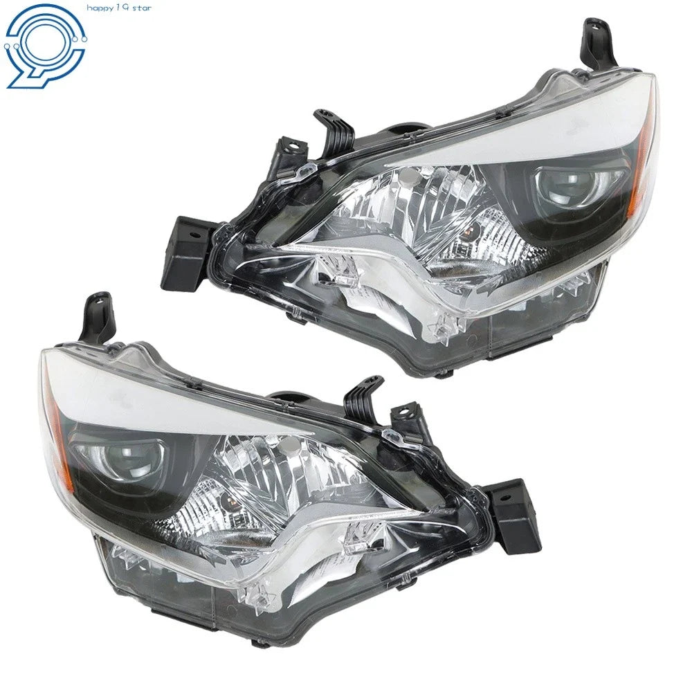 Set of 2 Halogen Headlights for Toyota Corolla (2014–2016) LH+RH