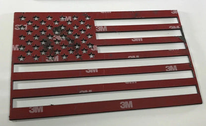 Stainless Steel American Flag Emblems Decal Stickers Set for Cars Trucks (2000–2020)
