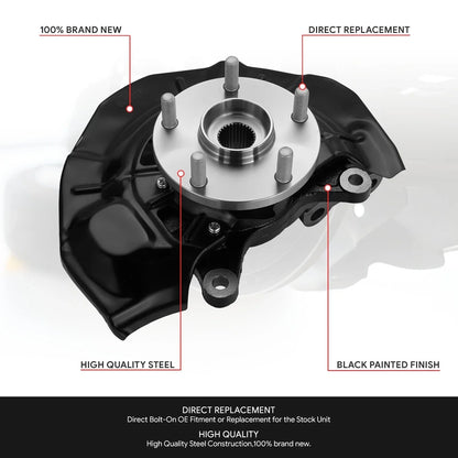 Loaded Wheel Bearing Knuckle for Lexus ES350, Toyota Camry (2007–2012)