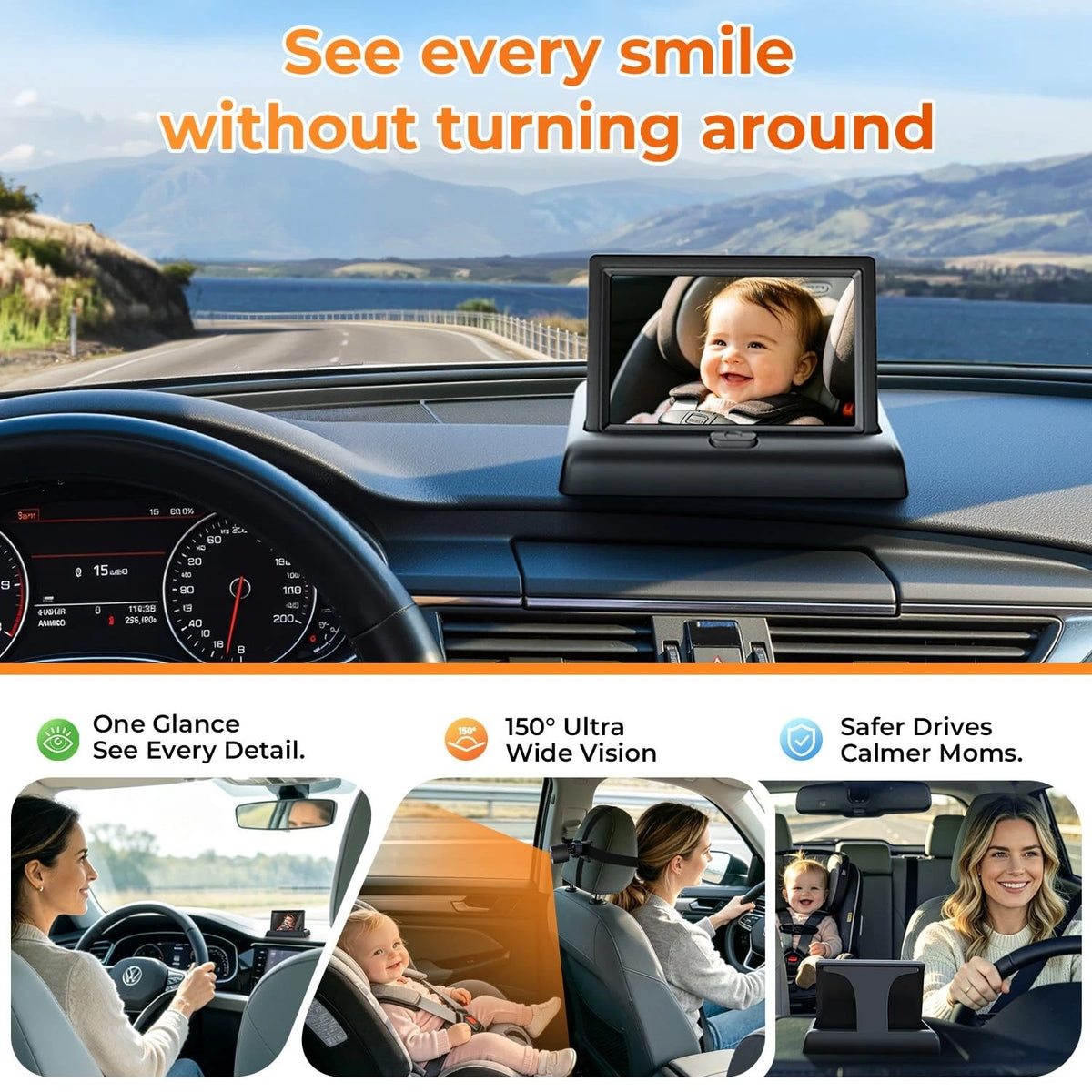 Itomoro Baby Car Camera for Universal Use (2010–2023)