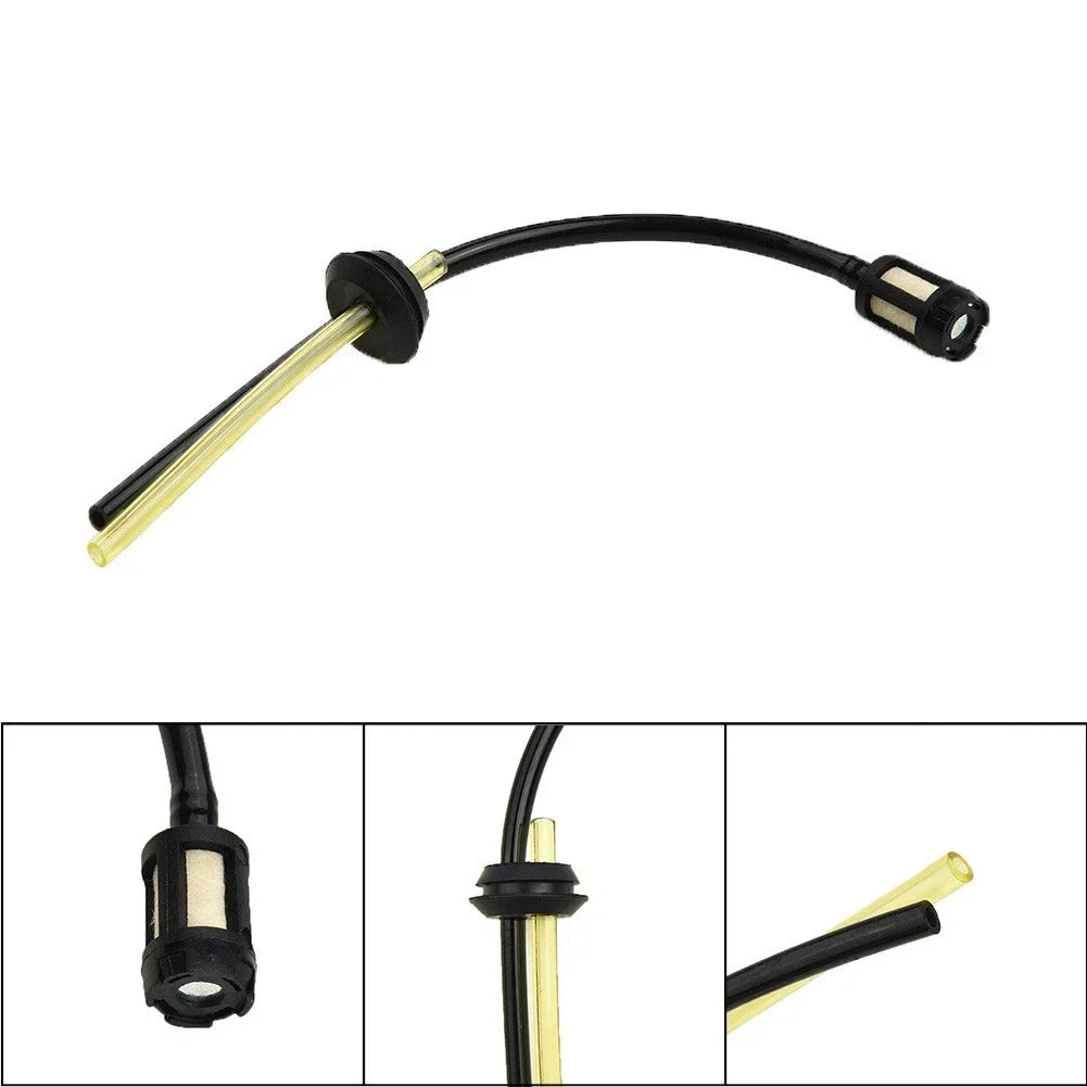 Replacement Brush Pipe and Petrol Filter for Mower Hose Parts (Home Yard)