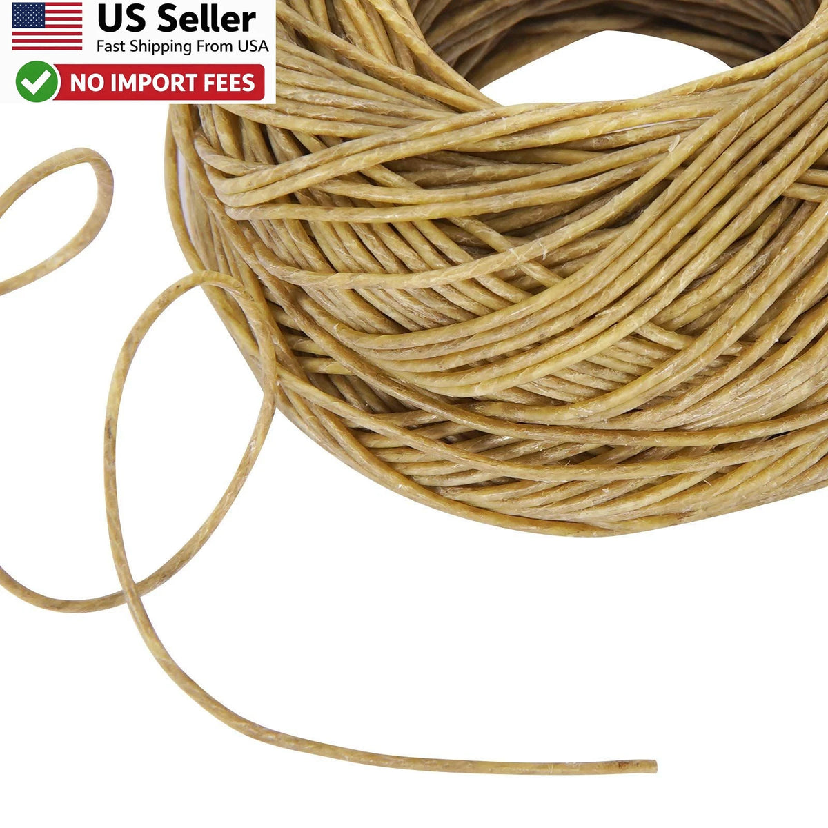 Organic Hemp Wick 200 Ft Beeswax Coated Slow Burn Candle Lighter Wick