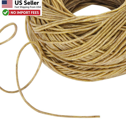 Organic Hemp Wick 200 Ft Beeswax Coated Slow Burn Candle Lighter Wick