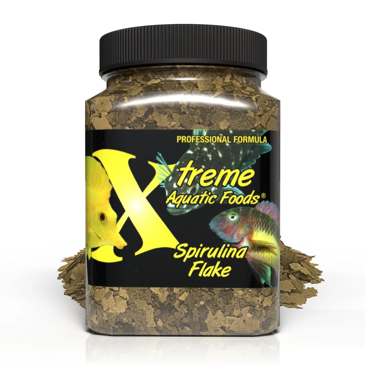 Spirulina Flakes for Herbivorous Fish (3.5 Ounce Pack)