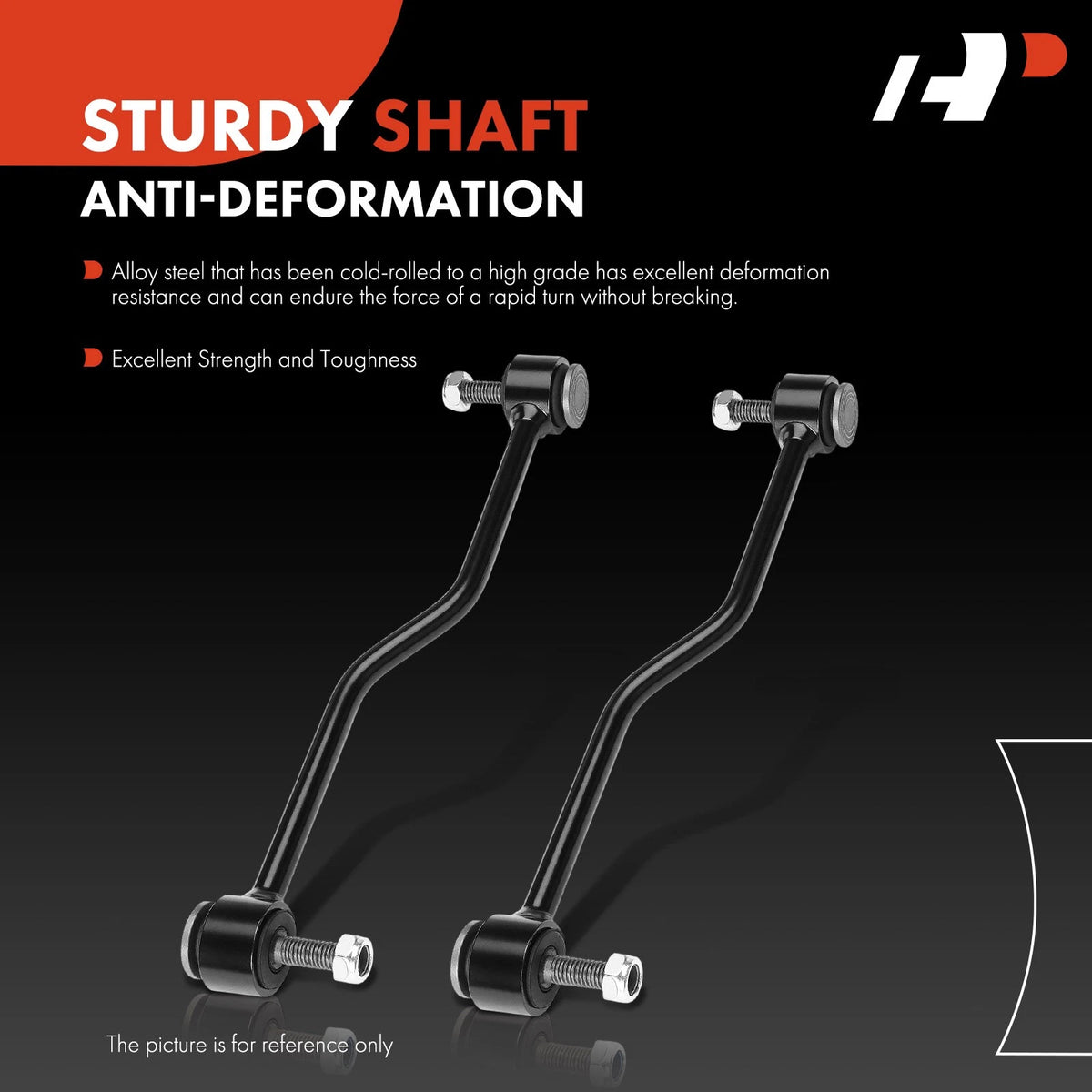 2X Rear Stabilizer Bar Link for Ford F-350 Super Duty, F-450 Super Duty (2017–2024) - HC3Z5K484A, MS408108