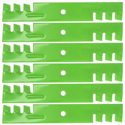 6 Pack LawnRAZOR Blade for Gravely ZT HD 48 (Known: 04919100, 04920600)